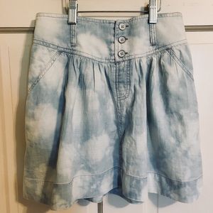 3 for $25 AEO Button Down Denim Style Skirt